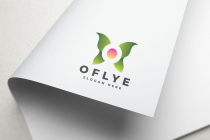 OFLYE - Nature Inspired Butterfly / Leaf Logo Screenshot 2